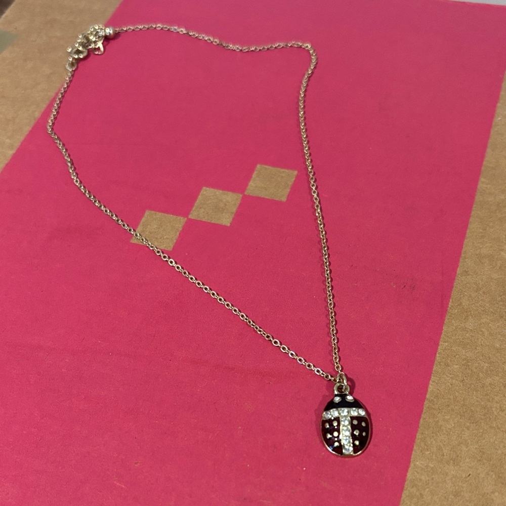gold ladybug necklace